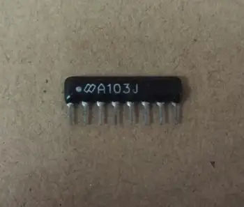 

50 PCS A08-103 SIP-8 10K Ohm 8 Commoned Resistor Network Array 8 PIN 8pins