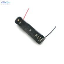 10Pcs 1xAAA Battery Case Holder Socket Wire Junction Boxes With 15cm Wires