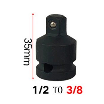 

1 Piece 3/8 1/2 Pneumatic Drive Sleeve Adapter Head Adaptors Impact Socket Reduce Reducer Adapters Wrench