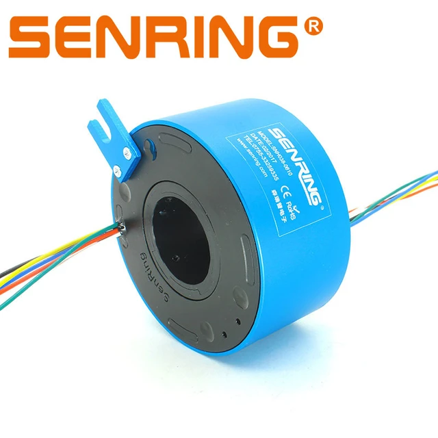 12 Wires Gimbal Slip Ring 12.5mm - RobotShop