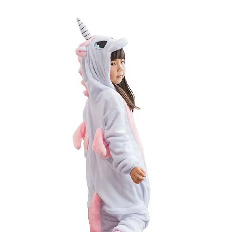 Animal Pink Unicorn Pajamas halloween Unisex Boy Girl Children Pyjama Onesie hooded Kids Pijama Animal Pink Unicorn Pajamas halloween Unisex Boy Girl Children Pyjama Onesie hooded Kids Pijama
