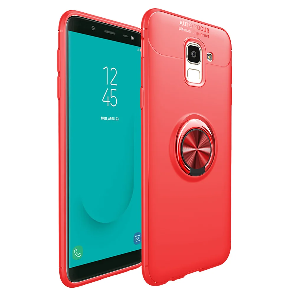Для Samsung Galaxy J6 2018 чехол для телефона мягкий силиконовый TPU роскошный Магнитный