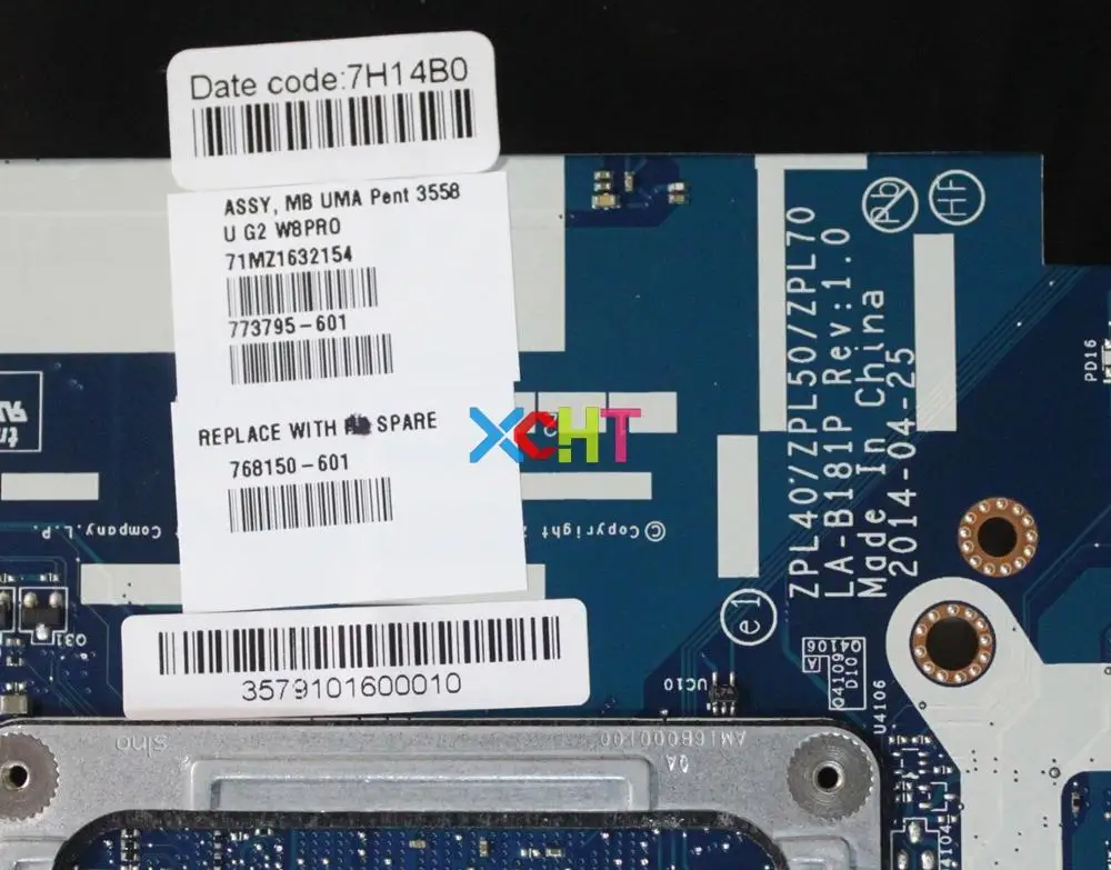 Материнская плата для ноутбука HP Probook 450 G2 Series 768150 601 501 001 ZPL40/ZPL50/ZPL70