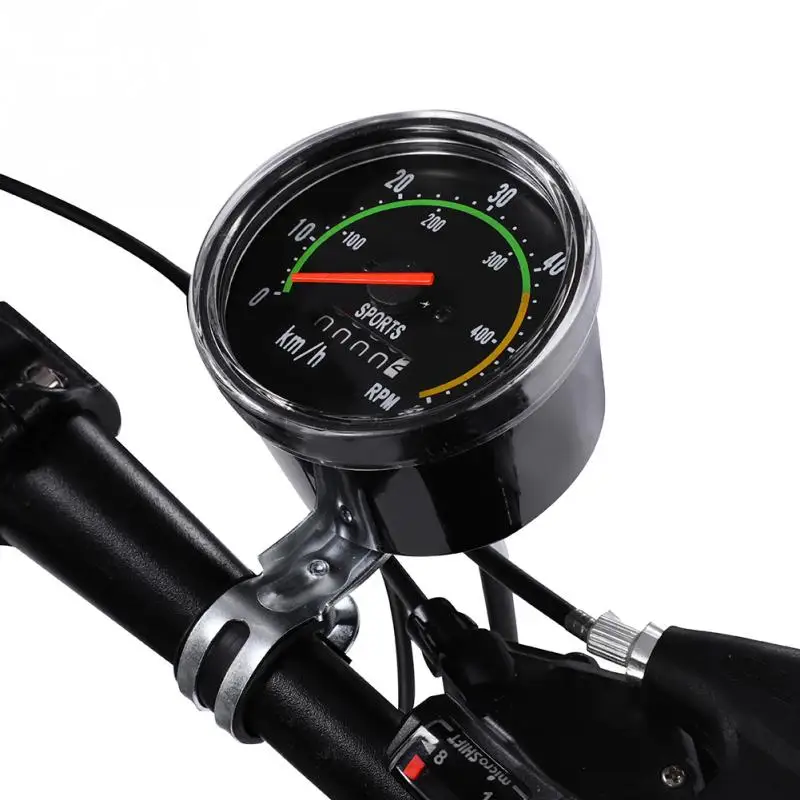 

Bicycle Computer Mechanical Classic Retro Cycling Odometer Stopwatch Wired Speedometer Bike Accessory for 26/27.5/28/29inch bike