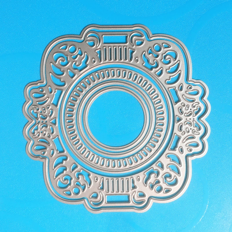 YINISE металлические режущие штампы для трафареты скрапбукинга рамка с цветами DIY