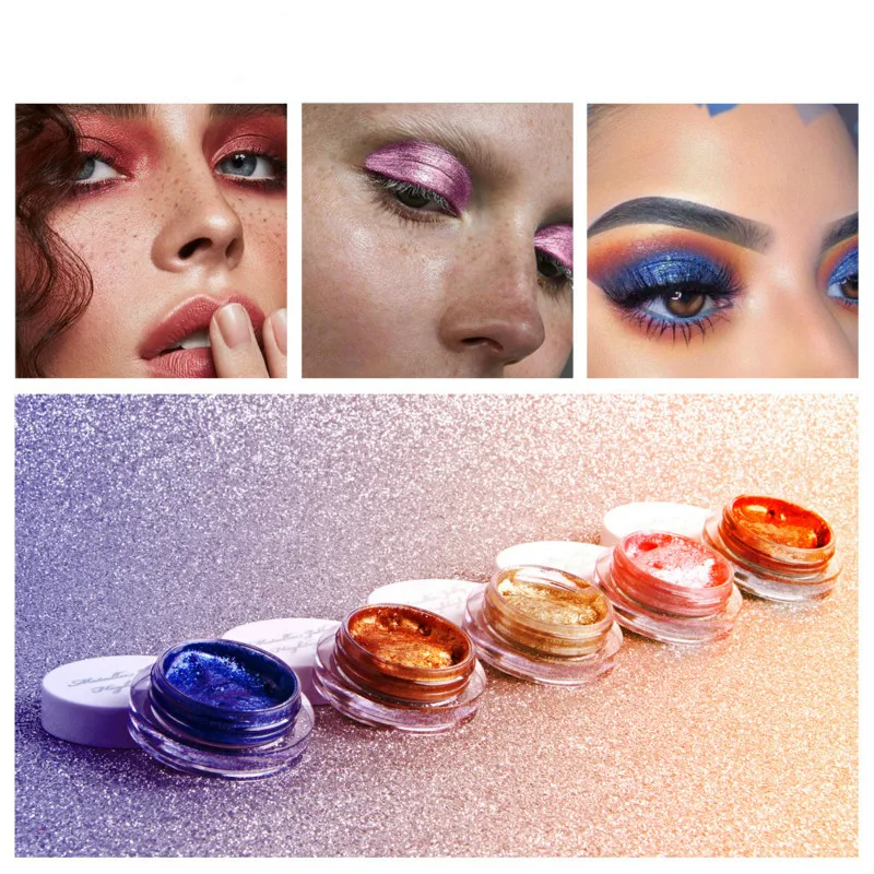 

25 Color Monochrome Wet Jelly Eye Cream Brightening High Light Eyeshadow Gel Cream Paste Party Festival Decoration