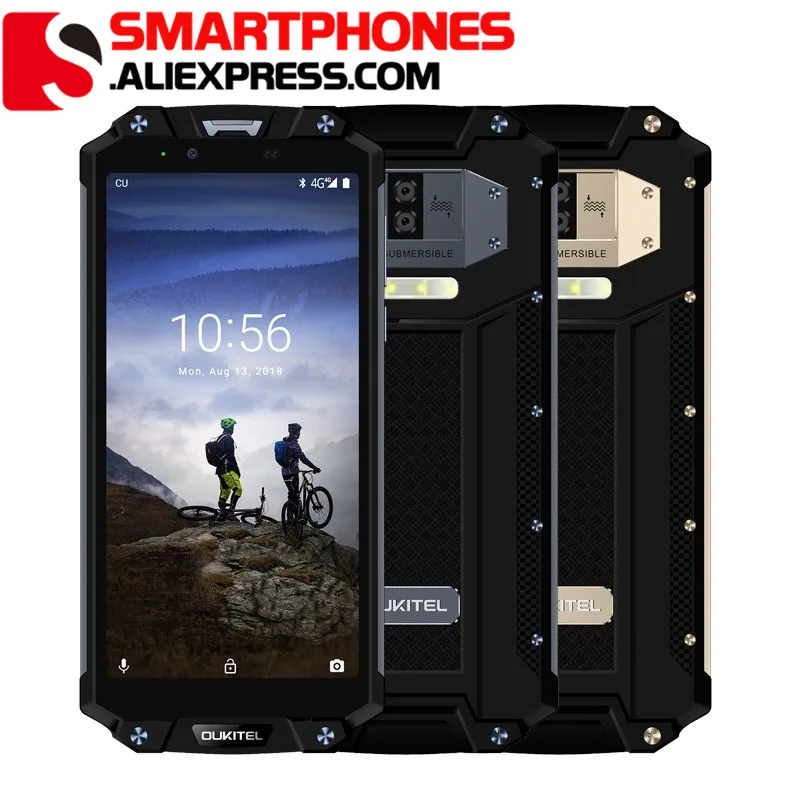 OUKITEL WP2 IP68 Водонепроницаемый 6 0 &quot18:9 Android 8 MT6750T Восьмиядерный 4 Гб ОЗУ 64 ПЗУ 10000 мАч