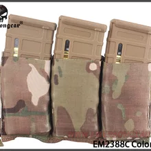 Emerson Шестерни тройной M4 чехол быстро журнал Молл Airsoft Wargame Шестерни пейнтбол оборудование MAG Мультикам EM2388C