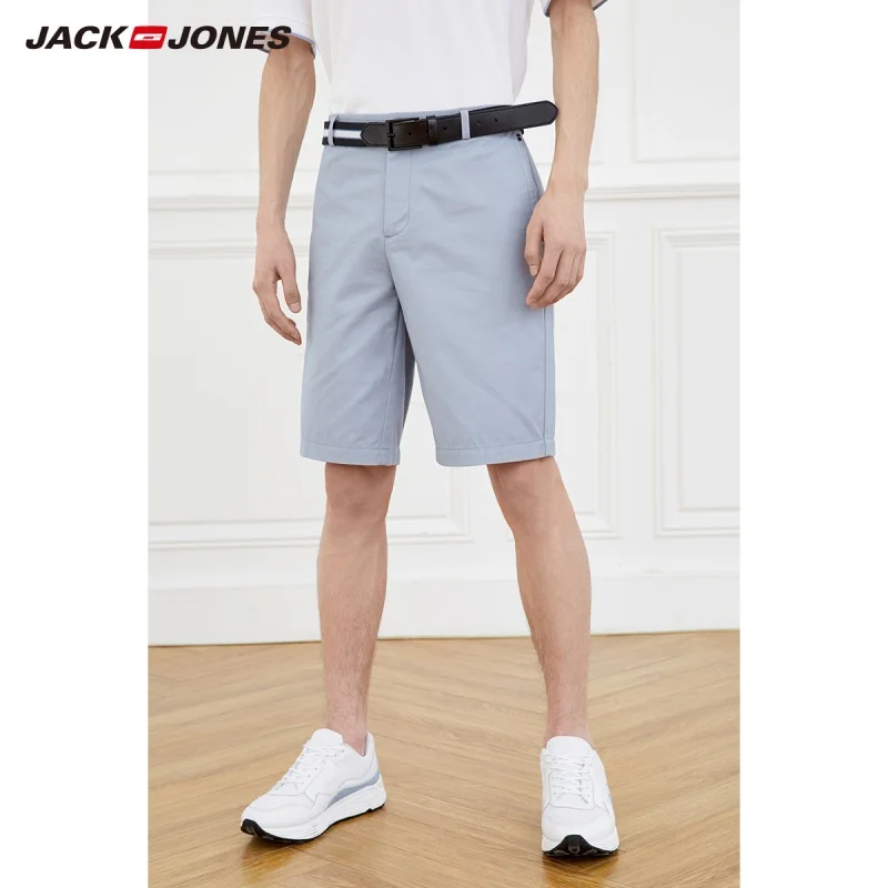 JackJones мужские хлопковые шорты свободного кроя до колена | 219115513 - Цвет: DUST BLUE