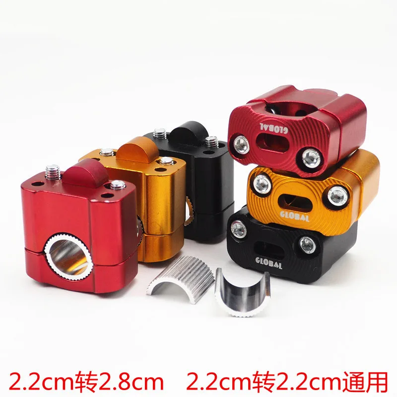 Universal Aluminum Motorcycle Handlebar Risers 28mm 22mm Adjustable Fat Bar Clamps for Honda