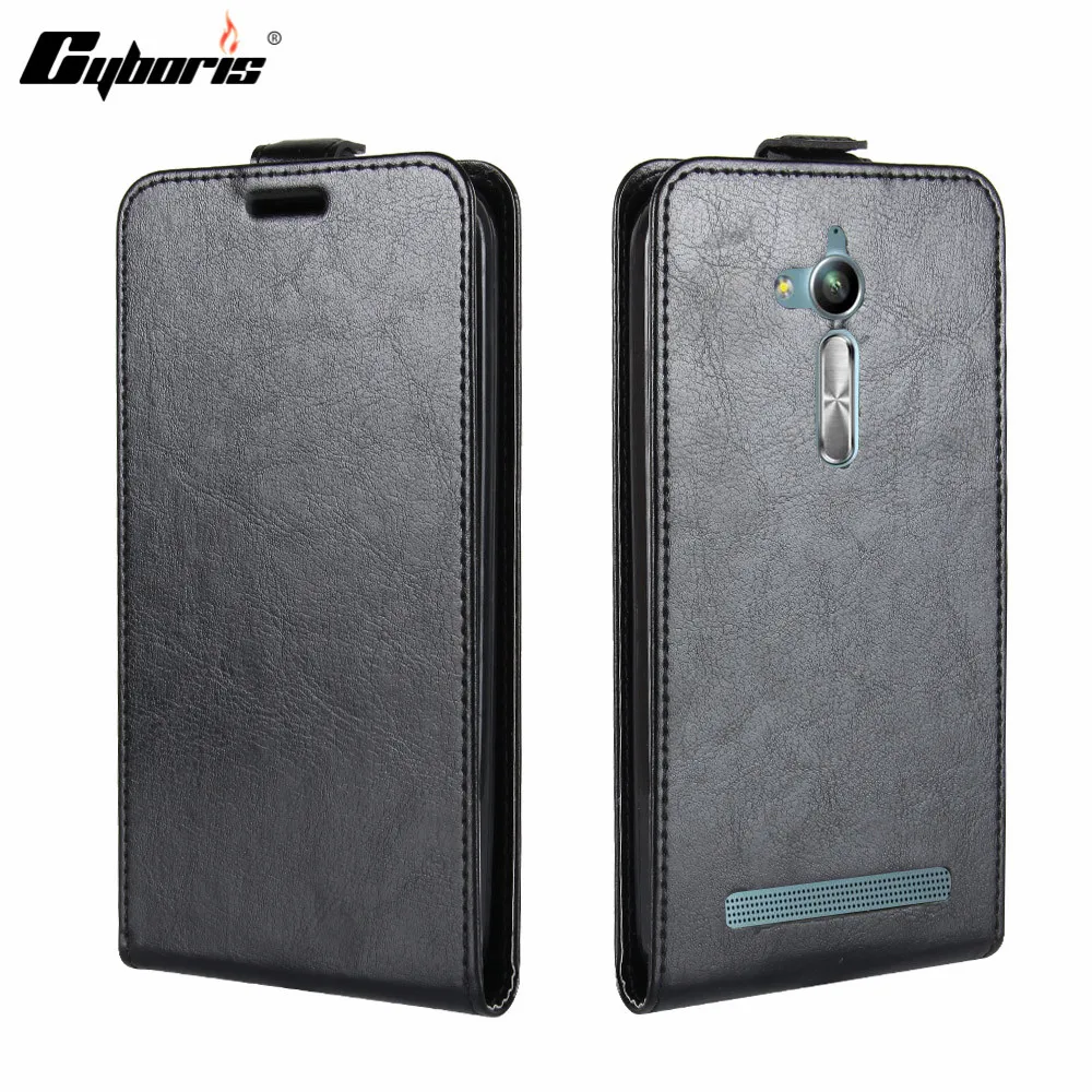 

for Asus ZenFone GO ZB500KL Case Crazy Horse Leather Case for Asus ZB500KL / ZB500KG Flip Cover Vertical Up-Down Phone Bag