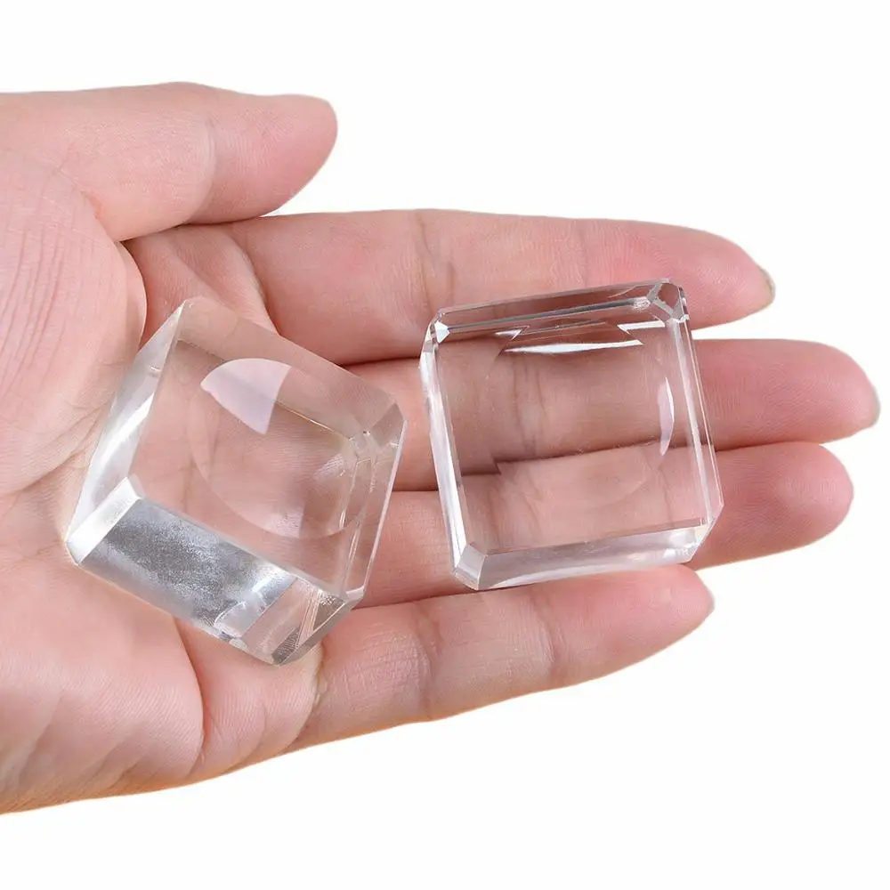 

2pcs Clear Crystal Display Egg Stands Ball Pedestal for Sphere