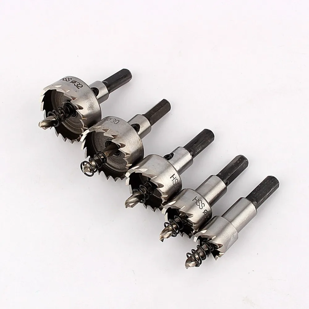 

1Pcs Carbide Tip HSS Drill Bit Saw Set Metal Wood Drilling Hole Cut Tool for Installing Locks 16/18.5/20/25/30/32mm Optional Hot