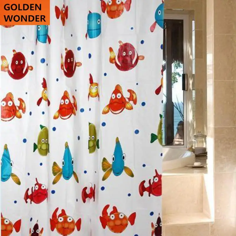 

Shower Curtain Bathroom Products Bathroom Curtain Blind Cortina Polyester Fabric Home Decor Fashion Style Simple Design