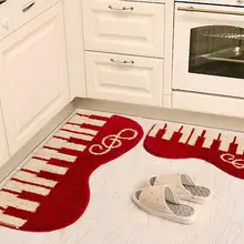 45*80 см креативный ковёр с дизайном «пианино», гостиной, столовой, спальни, коврики, Нескользящие коврики, стирающийся коврик для ванной, мягкий коврик