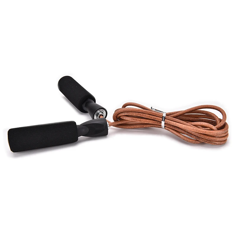2.7M Adjustable Bold Leather Speed Skipping Jump Rope For Gym Lose Weight Exercise Professional sports contest | Спорт и развлечения