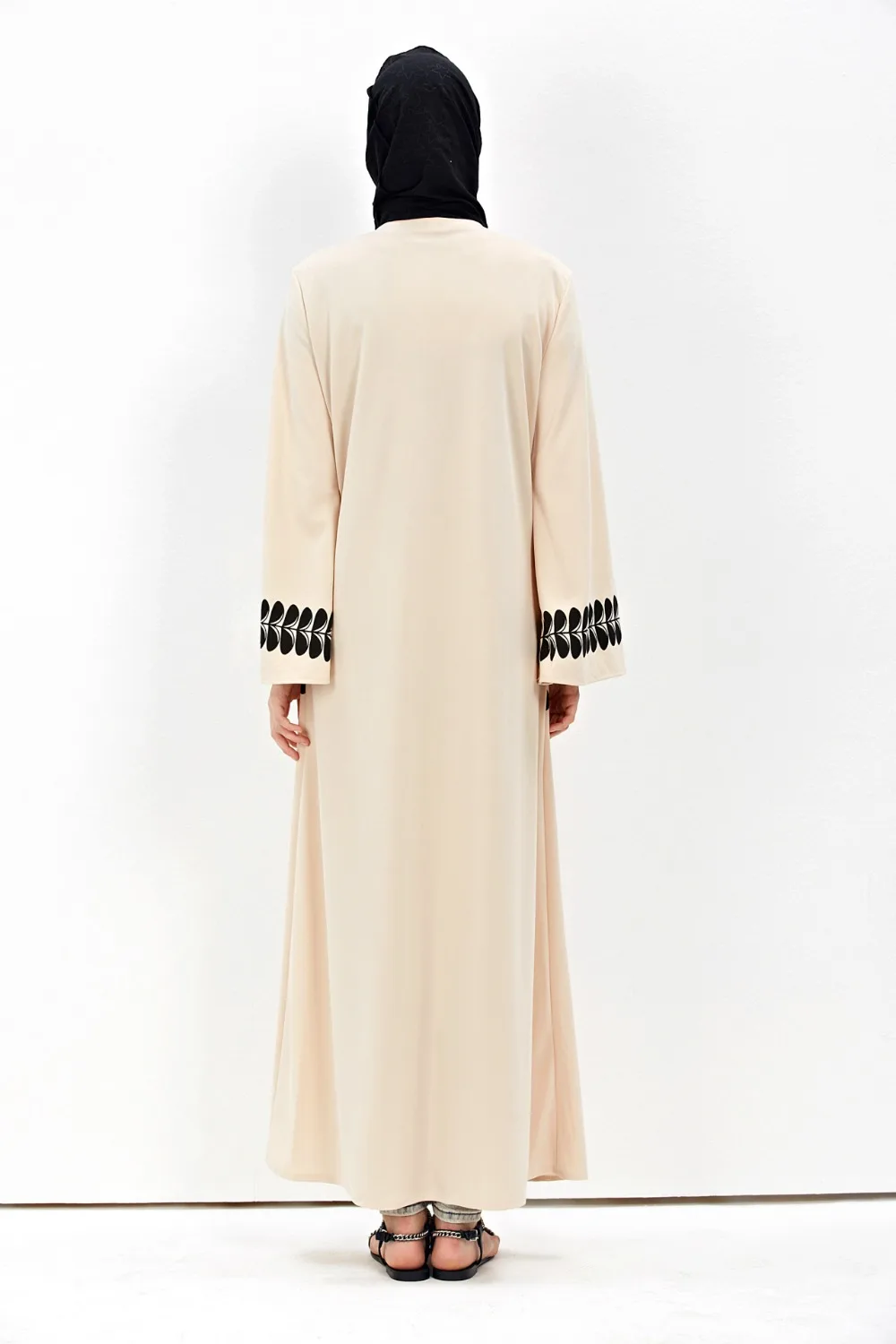 Uninice/длинные с цветочным принтом кардиган abayas для Для женщин исламистского Костюмы Свободные повседневные Модные djellaba халат мусульмане