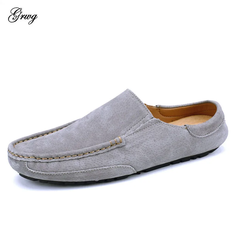 

GRWG Trendy Men Casual Shoes Big Size 38-47 Brand Summer Driving Loafers Breathable Wholesale Man Soft Footwear Shoes For Men