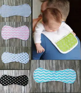 burp cloth set