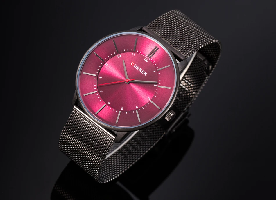 Ceny CURREN luksusowa na co dzień mężczyźni zegarki kwarcowe mężczyzna Ultra cienkie zegarki na rękę pełna stali nierdzewnej wodoodporny zegar Relogio Masculino Montre Homme