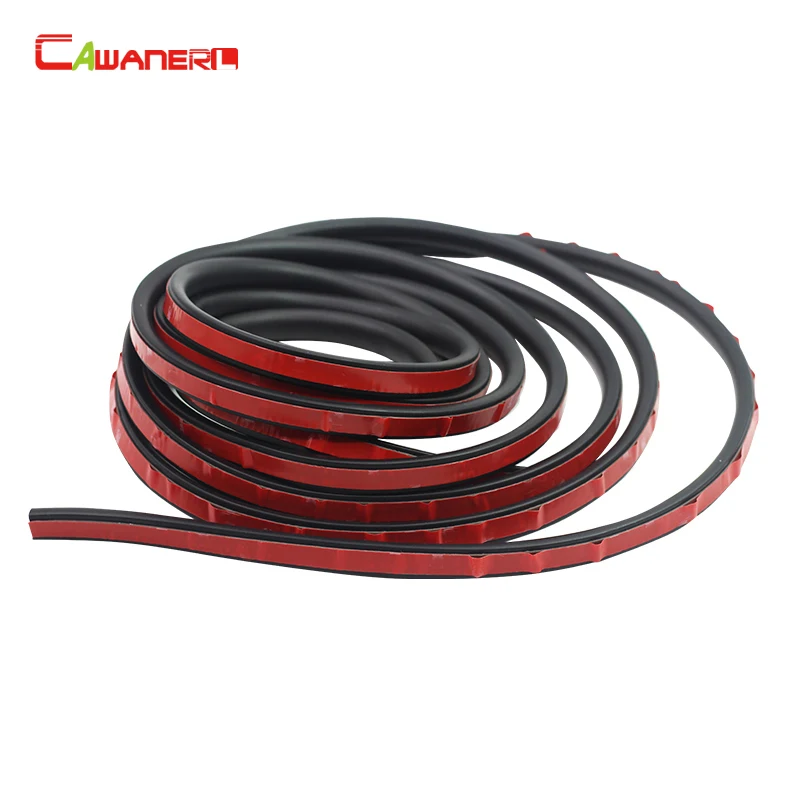 Cawanerl 2 Meter 200CM Flat D Car Trunk Rubber Seal Strip Weatherstrip