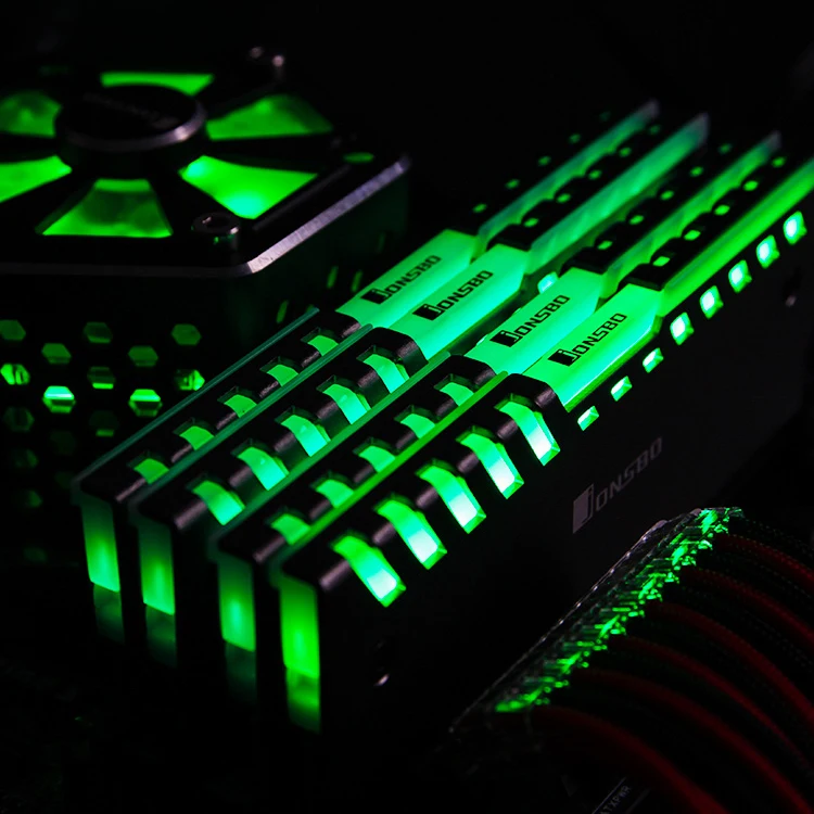JONSBO NC 2 ram шт радиатор rgb украшения ПК Комплект кулер жилет поддержка 4pin