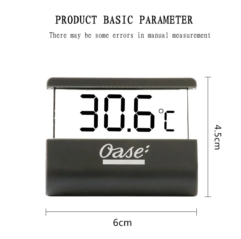 Германия oase оригинальный аквариум беспроводной электронный термометр внешний адсорбции Тип Цифровой дисплей Температура воды метр