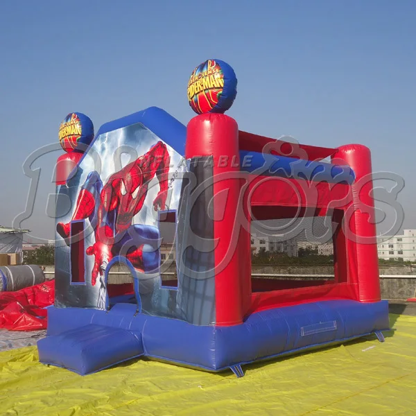 Free Shipping Spiderman House Inflatable Bouncer Jumping For Sale