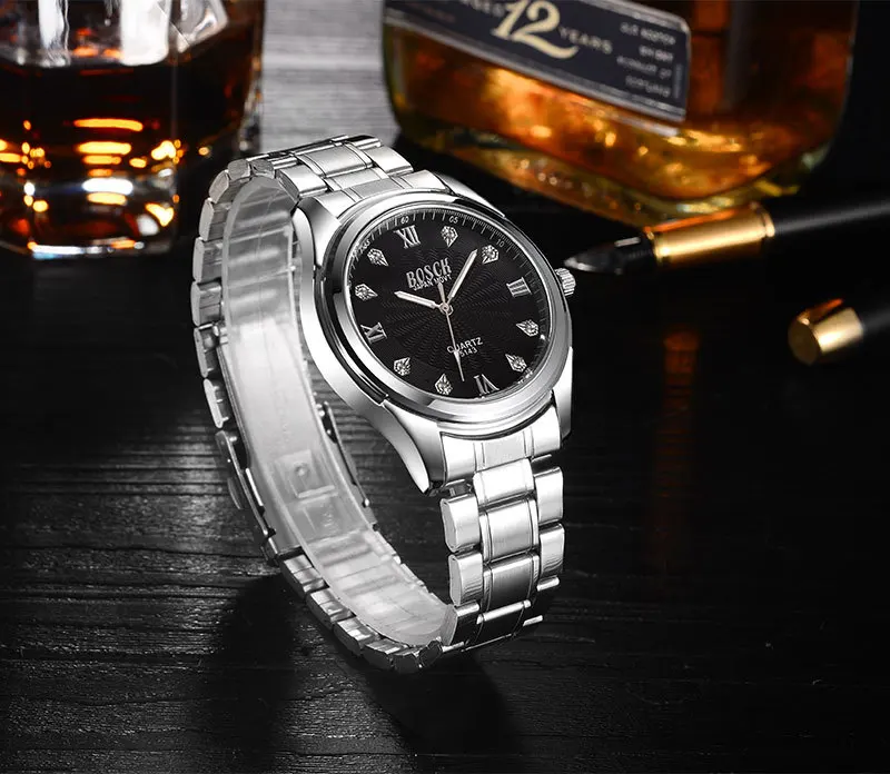 

Korean version of the simple trend of fashion casual quartz watch men's watch female form middle school student table