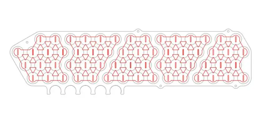 10 S 6 P HaiLong батарея коробка никелевая лента for36V или 42 V батарея коробка