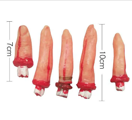 1 шт. страшный трюк игрушка страшная Опора латексный пень кровавый порез дети руки ноги модель кости подарок на Хэллоуин розыгрыш игрушка ZXH - Color: shou zhi tou