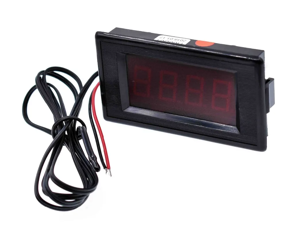 XH B305 digital thermometer DC12V meter high temperature alarm 60125