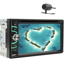 6.5 inch touch screen In Dash Car DVD Stereo Video Player Head Unit AM FM Radio Multi Language Include Rearview Camera!