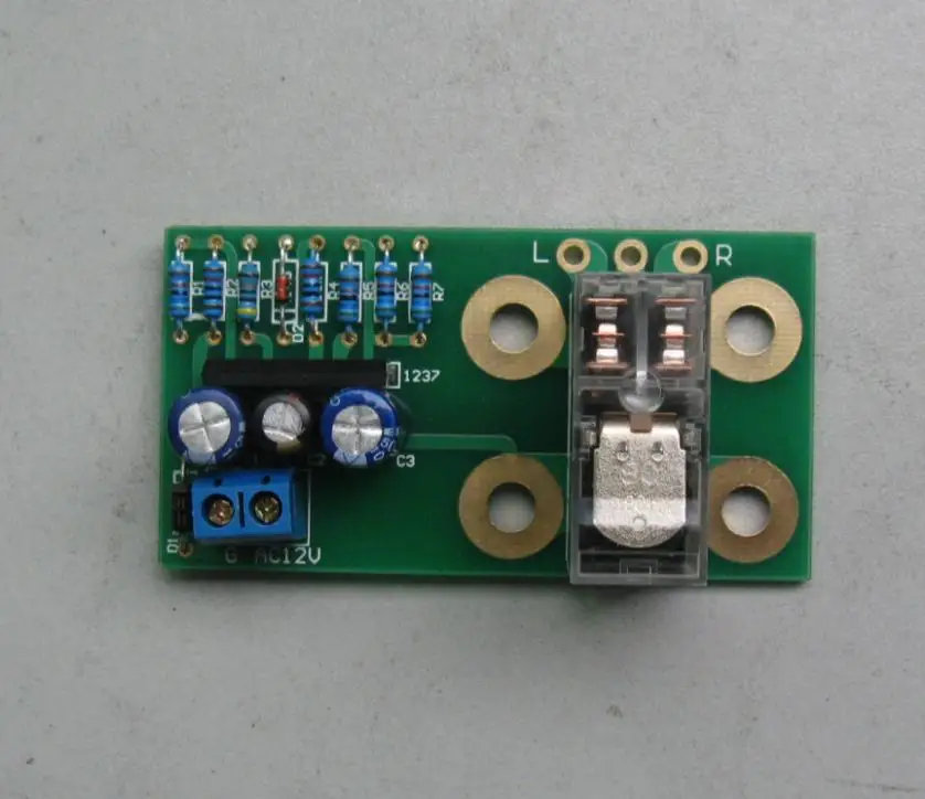 AC12V 16V UPC1237 Speaker Protection Board OMRON Relay Product Boardin