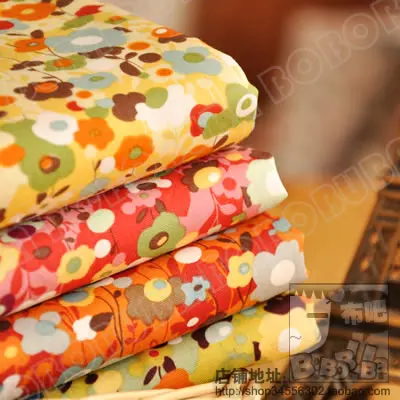 2016 Hot Sale Cotton Fabric Telas Patchwork Fc007 Balloon Flower Cotton Prints Cloth Full Fabric Costumiers Poplin Handmade Diy