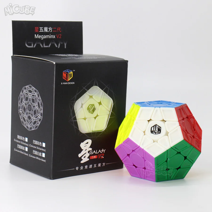 Mofangge Qiyi X MAN Galaxy V2 куб скульптура без наклеек профессиональные скоростные
