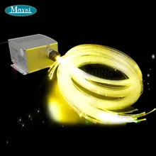 Maykit 300 Strand 3 Stecker 3,6 м ПММА конец свечение оптоволоконное освещение волокон с добавлением оптического волокна мерцание Функция+ конце установки
