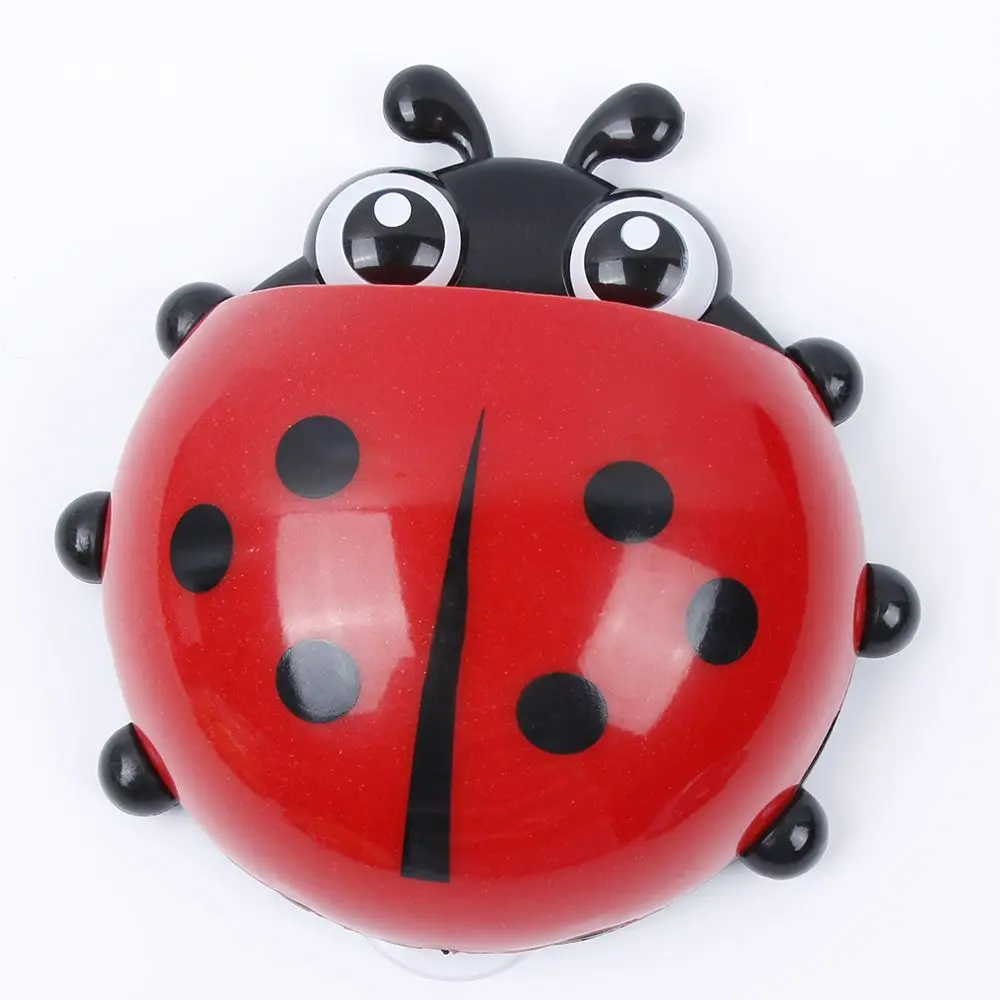 Настенный пластиковый держатель для зубной пасты|ladybird|ladybird toothbrush holderladybird ladybug |