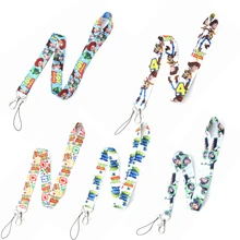 LLavero de Toy Story 4, Buzz Lightyear, Woody, Forky, cordón de teléfono móvil, Anime, regalos de cumpleaños para niños