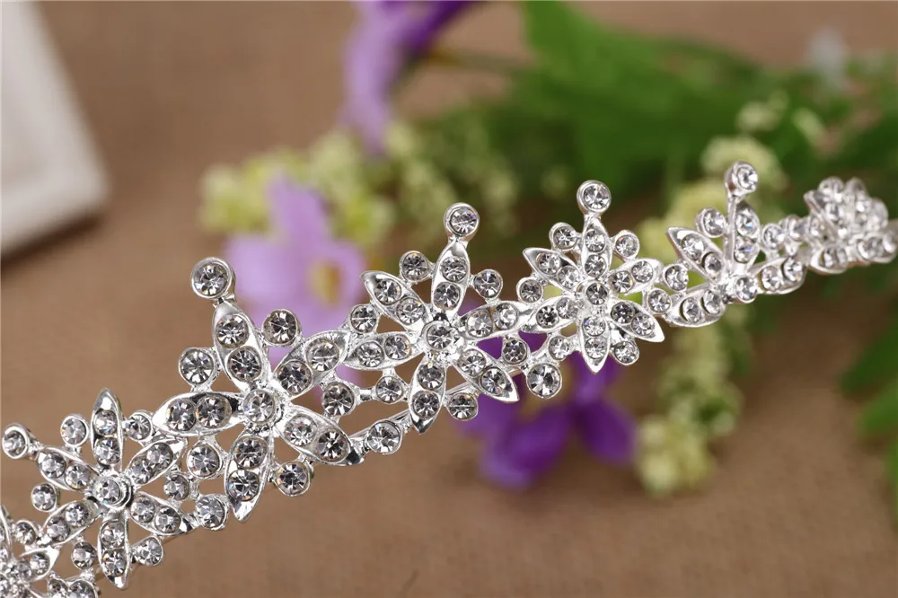 3 Designs Fashion Crystal Wedding Bridal Tiara Hair Jewelry