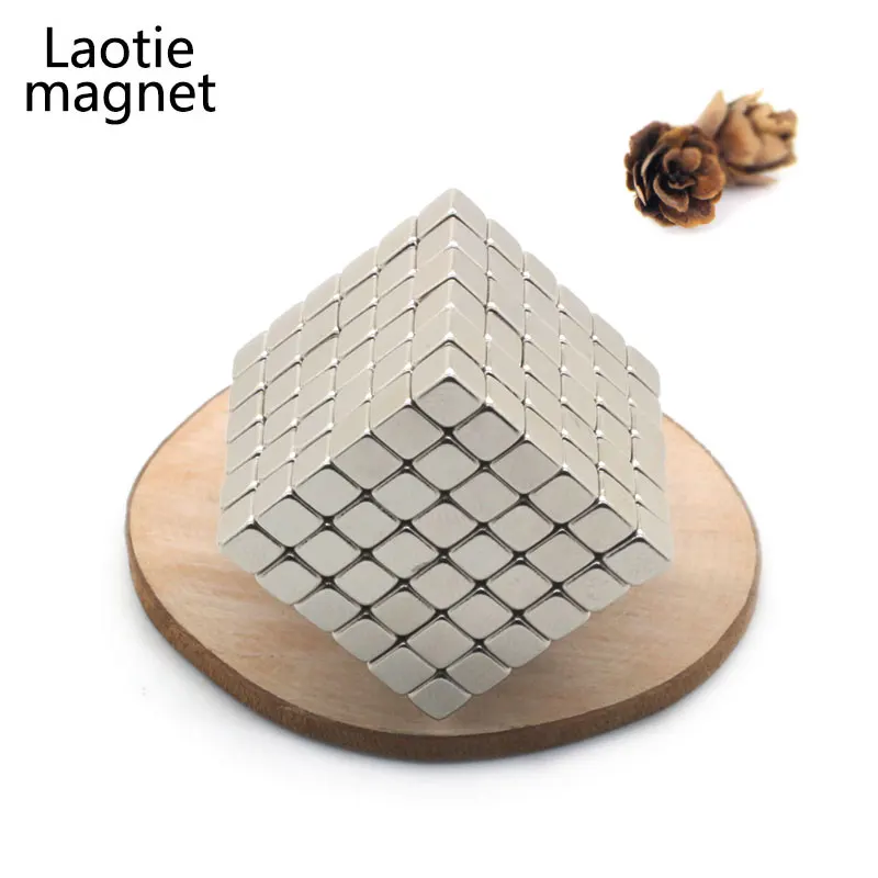 

4x4x4mm Block Neodymium Magnet Cube 4mm N35 Permanent NdFeB Mini Super Strong Powerful Magnetic Magnets Square Buck Cube