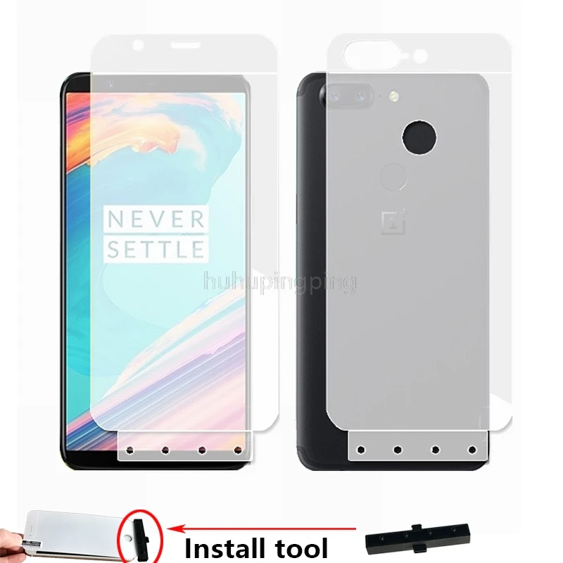 

New Soft 4D Full Body Protection Smart Assist Hydrogel Film for OnePlus 5T 6.01" Anti-Scratch AUTO Fixed Screen Protector