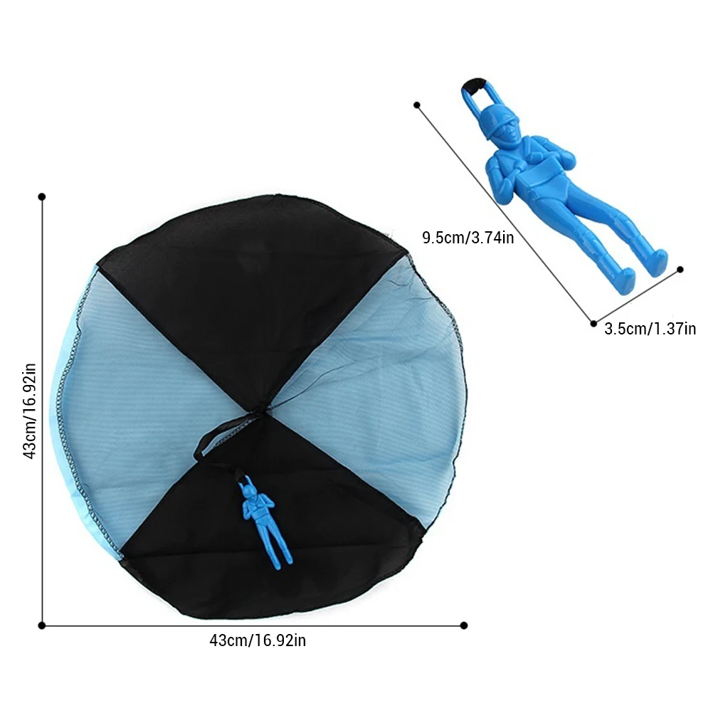 Ручной метательный Мини-Игровой солдат игрушечные парашюты для детей на открытом воздухе веселые спортивные детские развивающие парашютные игры случайный цвет