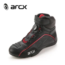 ARCX Motorcycle Boots Men Leather Shoes Cow Leather Biker Boots For Motorcycle Road Riding Boots Street Moto Motorbike Boots
