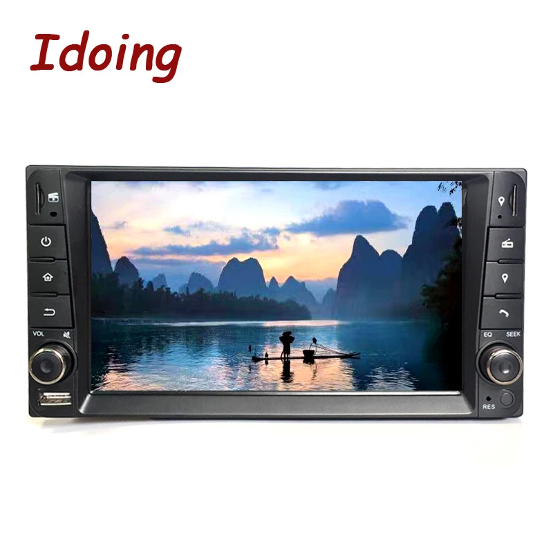 Cheap Idoing 2GB RAM Steering-Wheel 7" For Toyota Universal 2Din Android 6.0 Car Multimedia Player GPS Built-in 3G Dangle Fast Boot 2