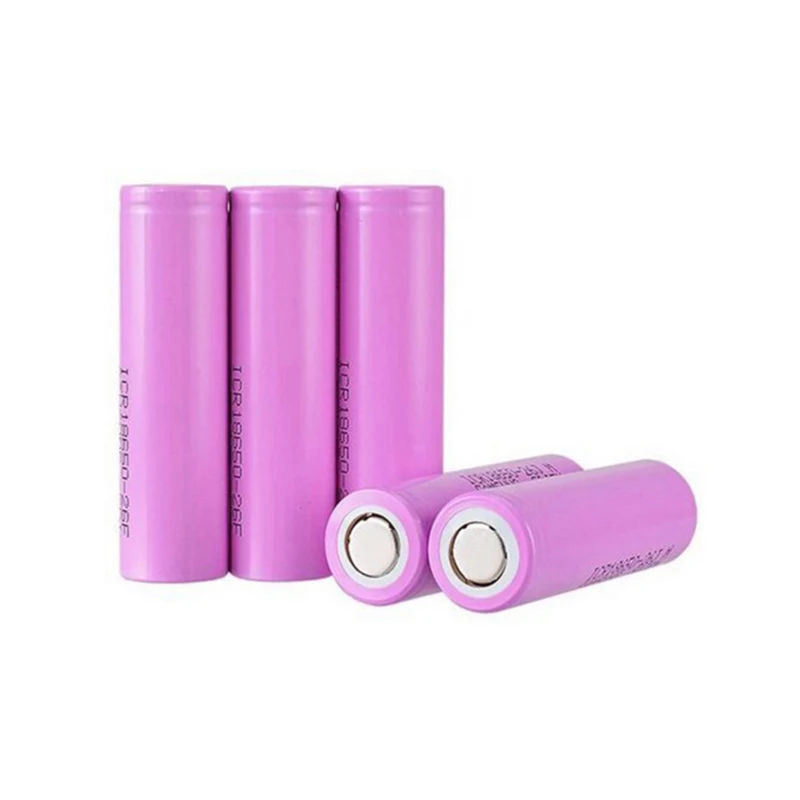 4 шт 3 7 V 2600mAh 18650 батарея 100% оригинал для Samsung 26F перезаряжаемый литий ионный