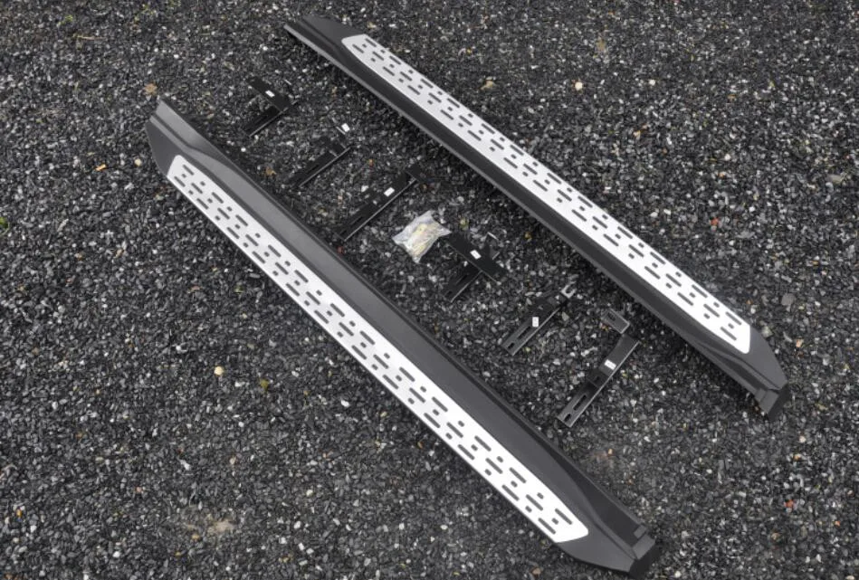 Для Toyota Highlander беговые доски авто боковые шаг бар педали высокого качества зерна дизайн Nerf баров