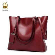 Beibaobao, женские Сумки из искусственной кожи, женские кожаные сумки, большая Вместительная женская сумка на плечо, большие сумки через плечо