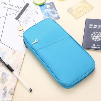 

Multi-function card package passport package travel document storage bag обложканапаспорт fashion passport bag