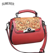 Новая роскошная Высококачественная замшевая кожаная сумка ручной работы, кожаная сумка-мессенджер, небольшой квадратный пакет